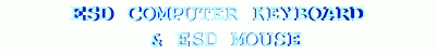 ESD COMPUTER KEYBOARD & ESD MOUSE TITLE